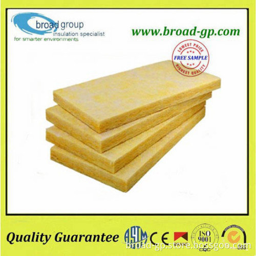CE certificated heat reflective glass wool board